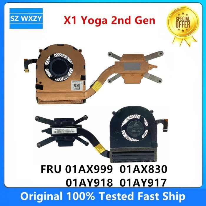 Original For Thinkpad X1 Yoga 2nd 3rd CPU Cooling Fan Heat
