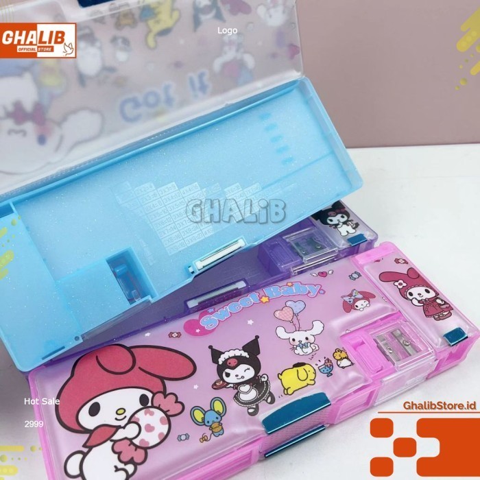 

DZ-666 KOTAK PENSIL Pena magnet Magneti Pencil Case import motif sanrio cinnamoroll kuromi - DZ-666MELODY