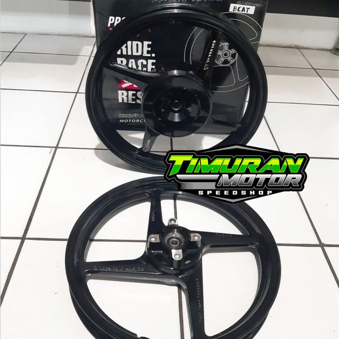 READY VELG SUPERFLY X SERIES 4 STAR BEAT  SCOOPY  VARIO 110 160 185 R14 HITAM GLOSSY ORIGINAL