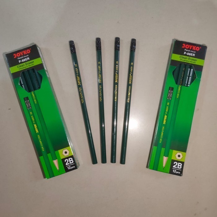 

Ready Pensil 2B Joyko hijau P88 untuk komputer