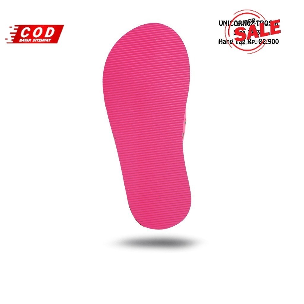 Terlaris ✨ -Sandal anak cewek ando unicorn 02 sendal anak-anak perempuan wedges pesta kartun untuk t