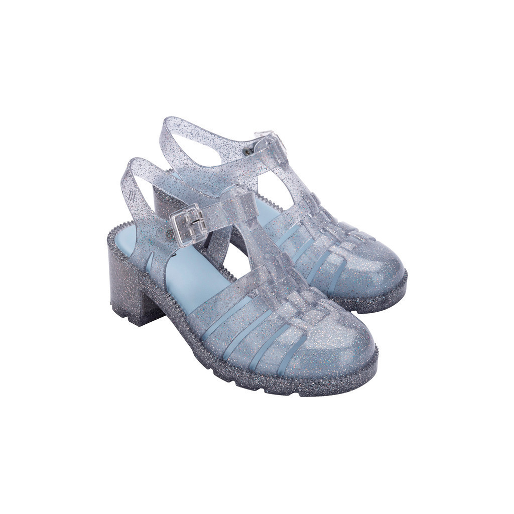 Sepatu Heels Wanita Melissa Id Heel / Possession Heel Ad Glitter Clear