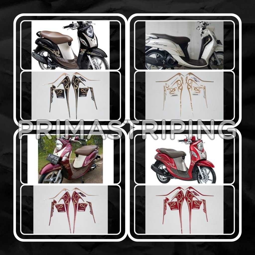 STRIPING STIKER MOTOR FINO PREMIUM 2016