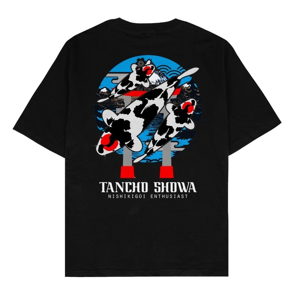 Beseldi - Kaos Baju Distro Koi Tancho Showa v2 Japan Nishikigoi Enthusiast Tshirt Pecinta Ikan Koi H