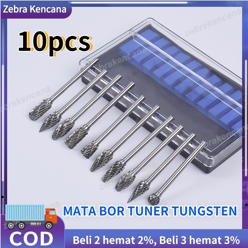 10 Pcs Paket  Mata Tuner Porting Bor  Cuner Tungsten Carbide / mata bor cun / cuner porting / tuner/