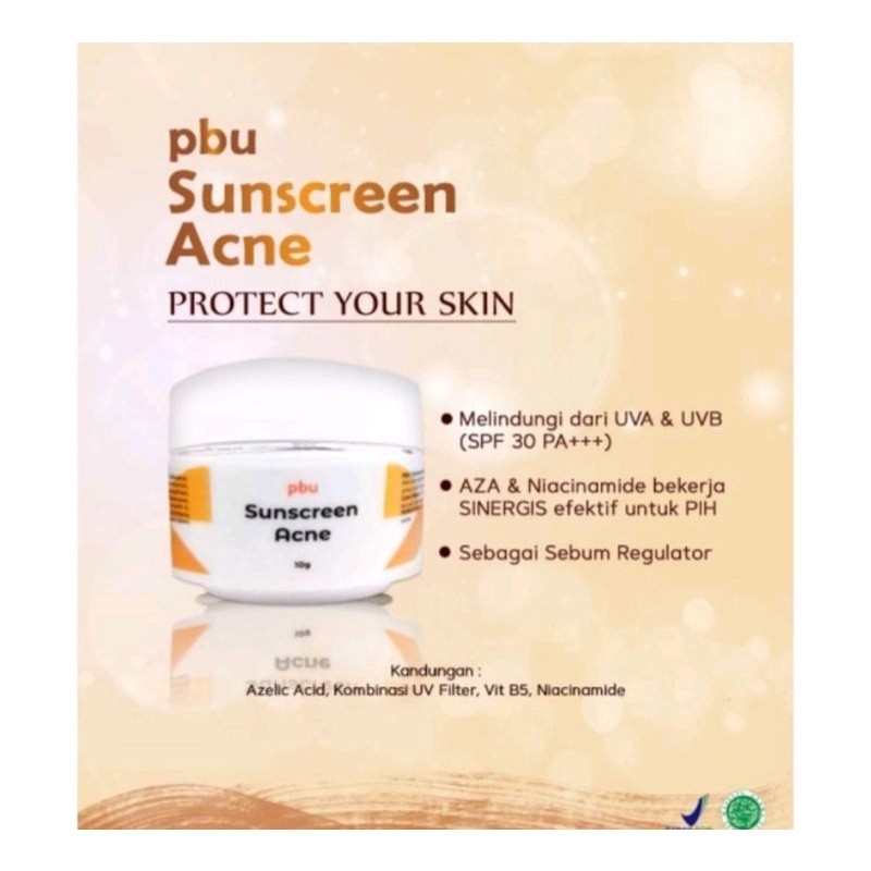 pbu sunscreen acne / pbu moist sunscreen spf 50 beige / pbu lightening sunscreen