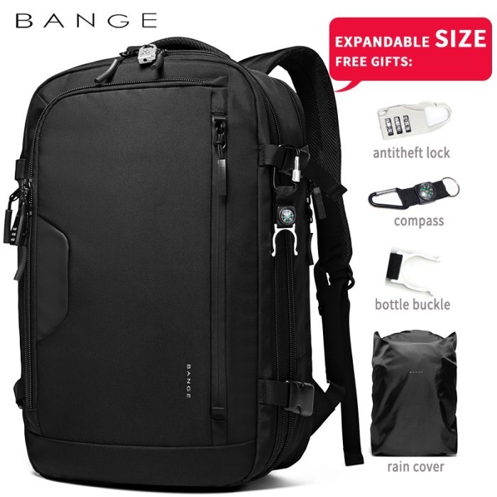 Tas Bange BG22039 Backpack Ransel Laptop 17" Inch Expandable Travel