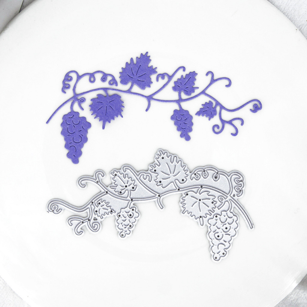 

Craft metal cutting dies cut die mold Grape Leaf strip decoration Scrapbook paper craft knife mould blade punch stencils dies