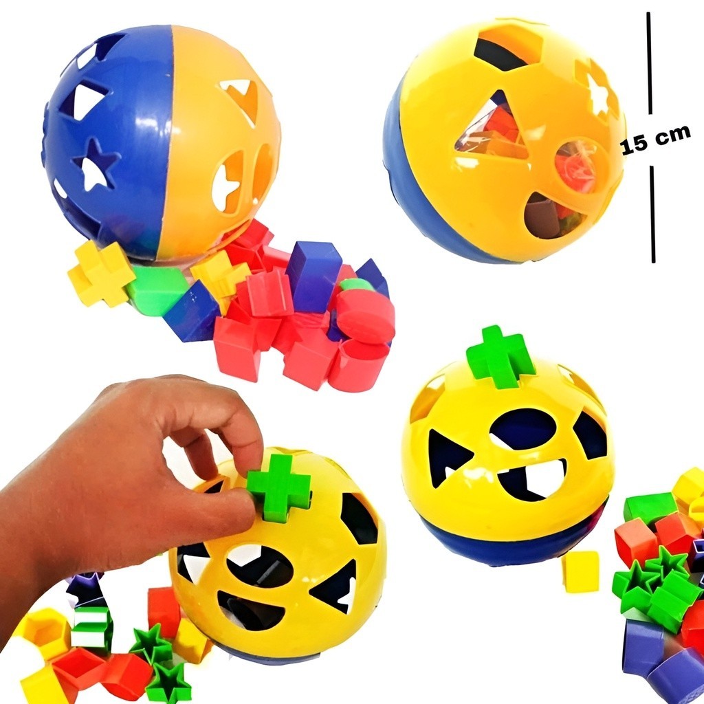 Puzzle Ball | Hadiah Ulang Tahun Anak Perempuan | Bola Mainan Anak | Mainan Bayi 1 Tahun Anak Laki L