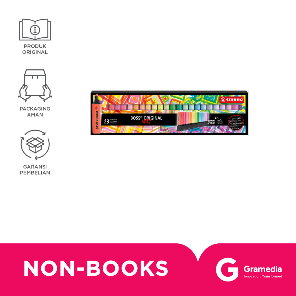 

Stabilo Boss Arty Deskset 23 Pcs