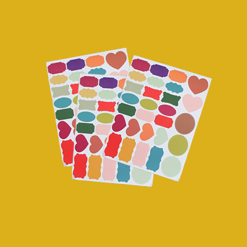 

Stiker Hadiah Kreatif Stiker Label Warna-warni Kartun Stiker Dinding Grafiti Berperekat MG