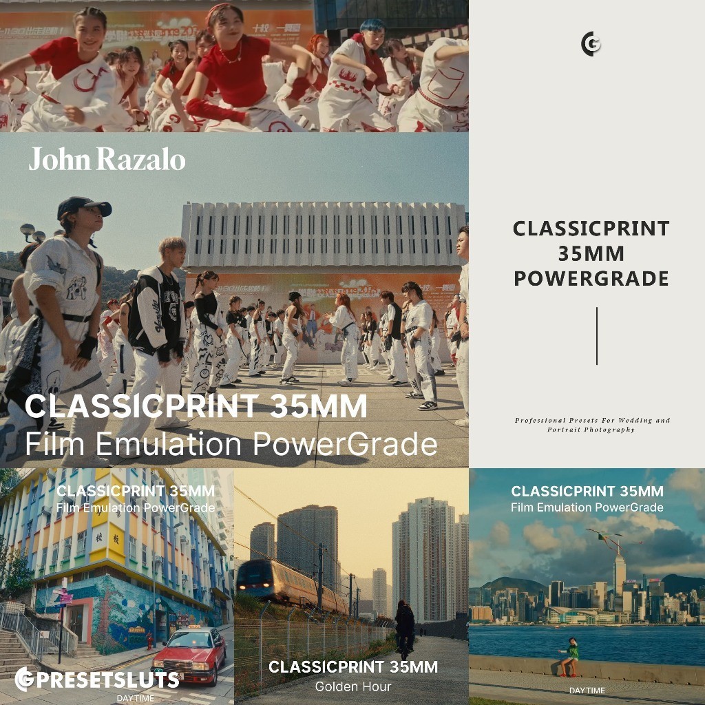 [Stok Terbatas] V1 + V2 NEW ORIGINAL John Razalo ClassicPrint 35MM Film Emulation Powergrade DaVinci