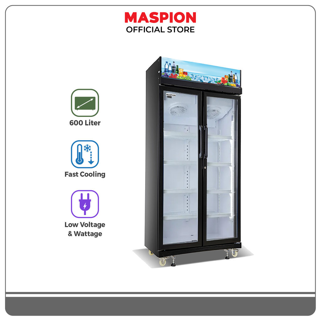 Maspion Lemari Pendingin Showcase 600 Liter USG-600