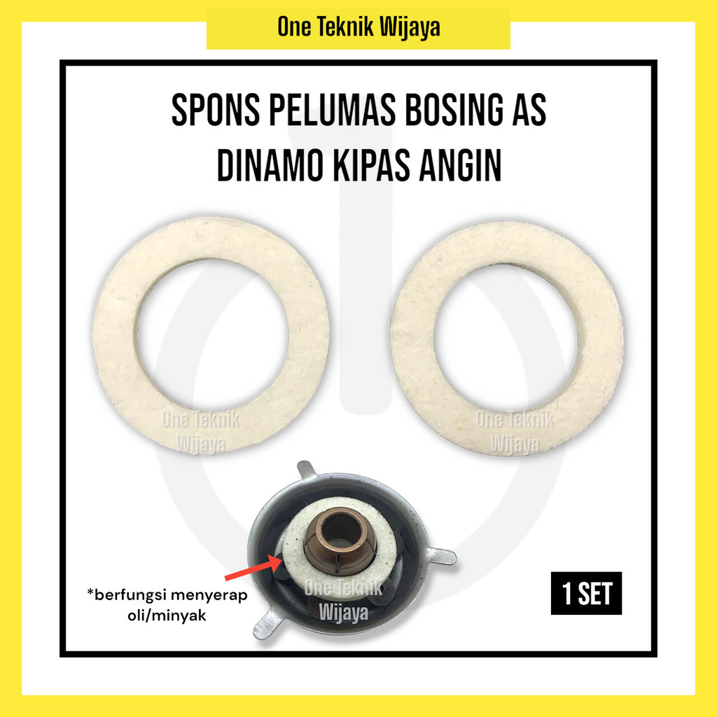 Spons Kapas Busa Pelumas Bos Kipas Angin Universal