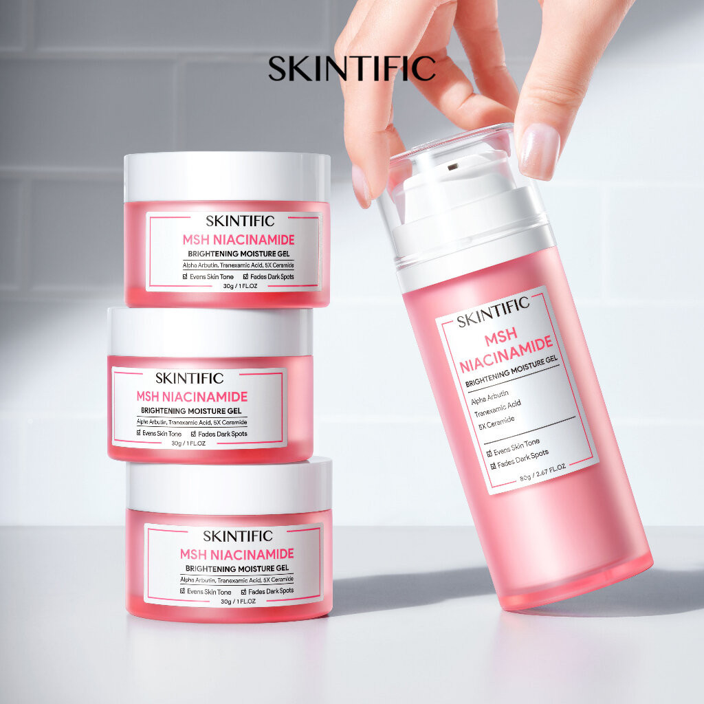 Skintific MSH Niacinamide Brightening Moisturizer Gel 6/30/80 Gram