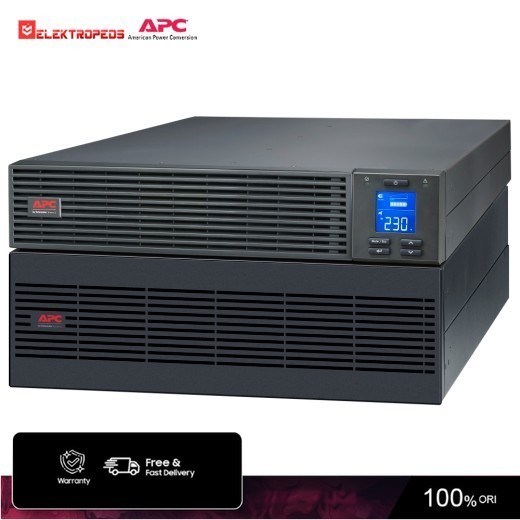 UPS APC Online 1000VA SRV Rackmount Long Backup + Rail Kit SRV1KRILRK - UPS STABILIZER - APC
