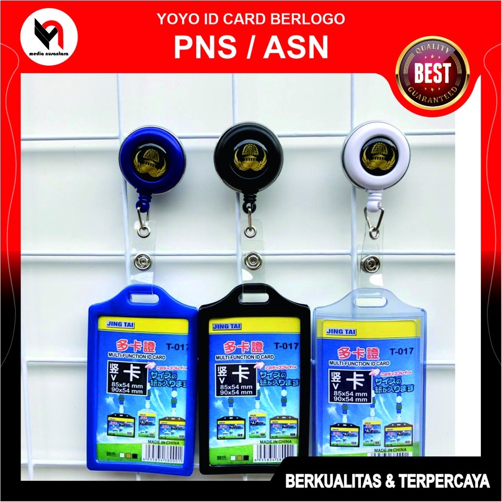 

Korpri ASN PNS Yoyo logo Nametag ID Card Holder