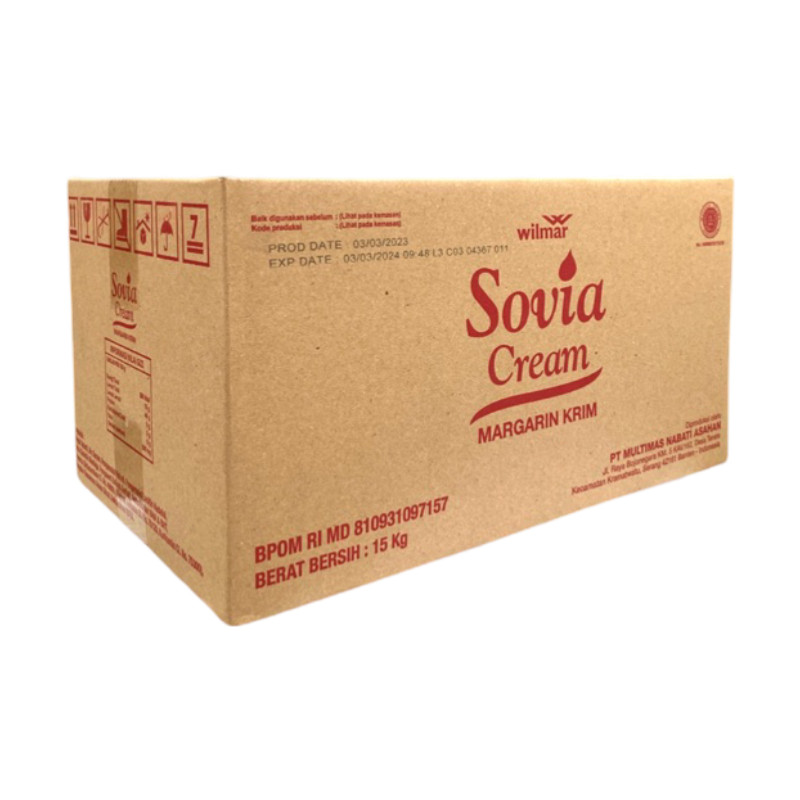 

Margarine Cream Sovia 15kg Repack 500gr