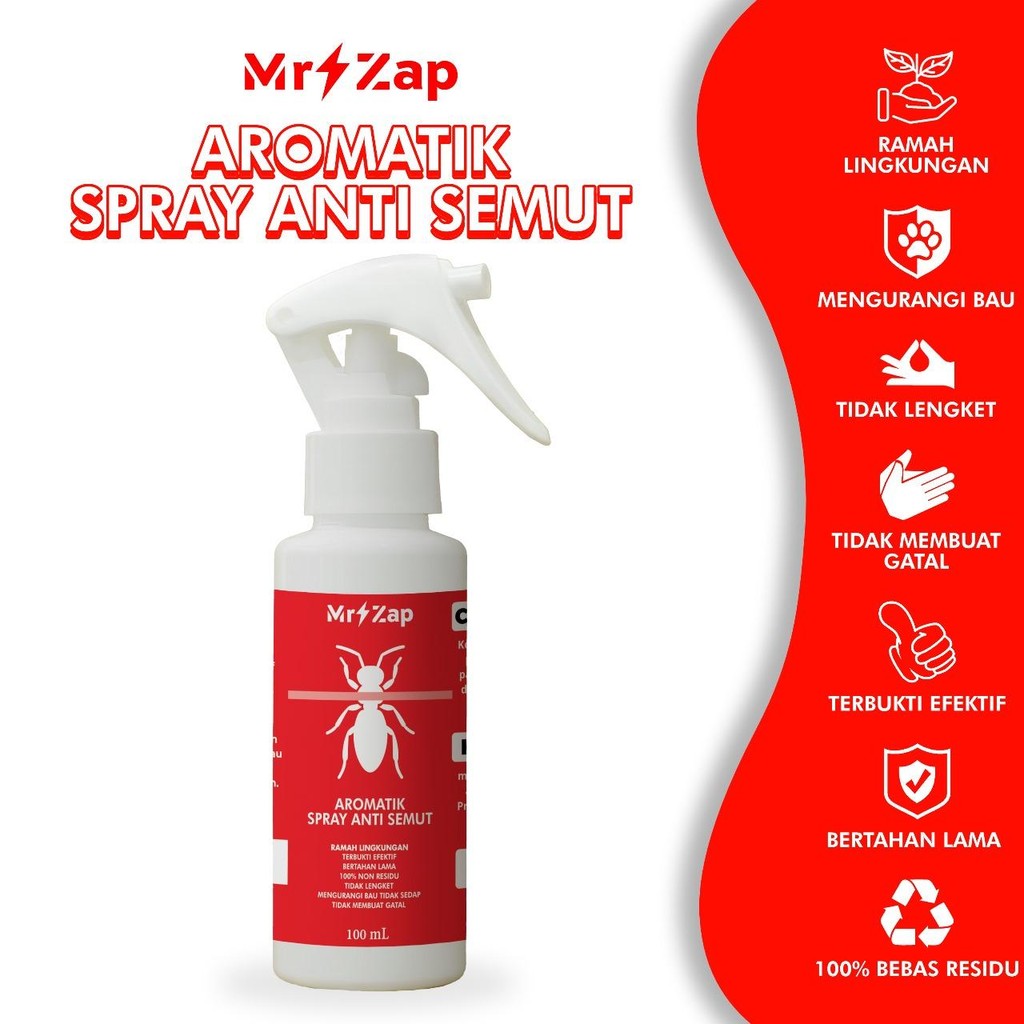 Mr Zap Aromatik Spray Anti Semut Efektif 100ml