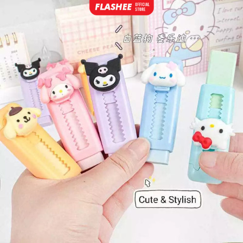 

Penghapus Sliding Eraser Sanrio Hapusan Mekanik Warna Lucu Tidak Meninggalkan Serpihan