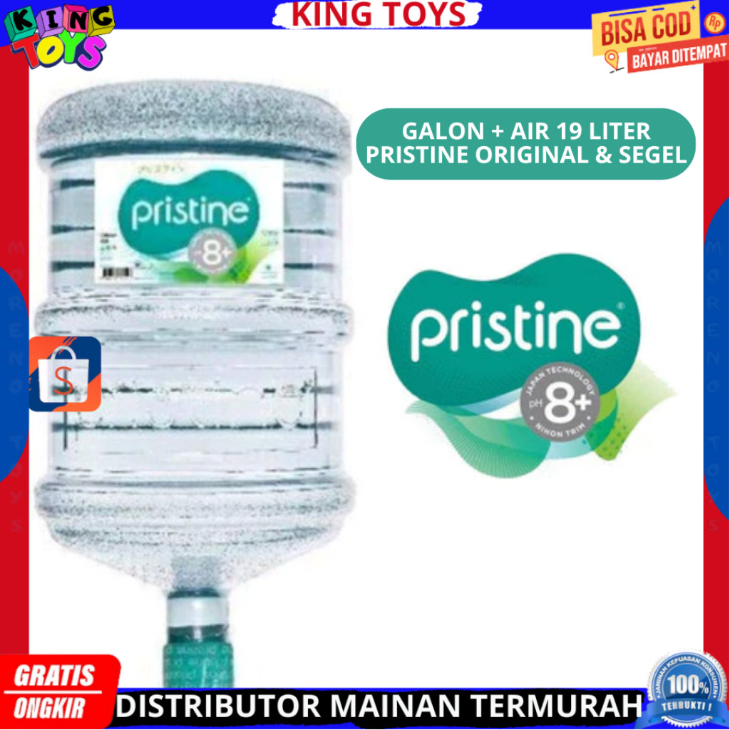 

Air Mineral PRISTINE Galon 8+ Isi Refill 19 Liter Asli Dan Bersegel Siap Minum Setiap Hari TERMURAH