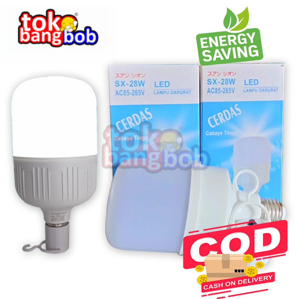 Lampu LED 28W Bohlam Emergency SX-28W Lampu Darurat Sentuh