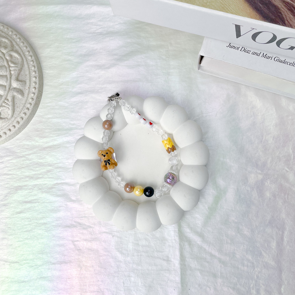 Beads Strap Gantungan Handphone. (TB) Gantungan HP bracelet gelang / Lanyard HP estetik / Phone Stra