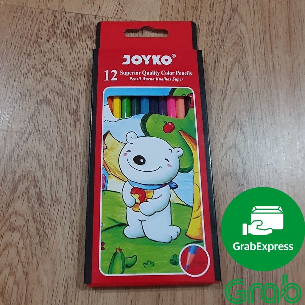 

1 pcs PENSIL WARNA JOYKO 12 WARNA PANJANG JOYKO / PENSIL WARNA PANJANG 12 WARNA JOYKO