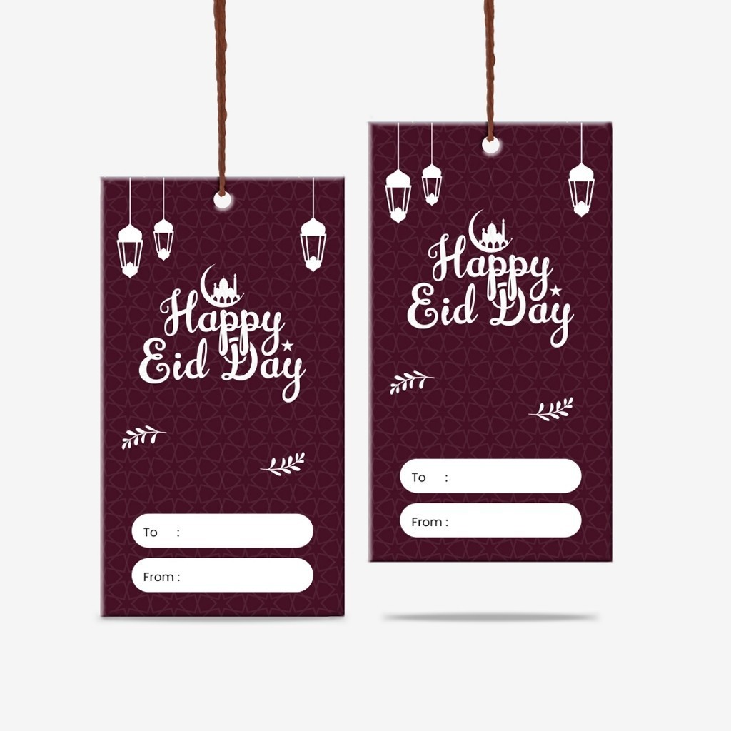 

CP 007 Hangtag Kotak #LEBARAN SILATURAHMI | Ukuran 5x9 cm | Custoom.in