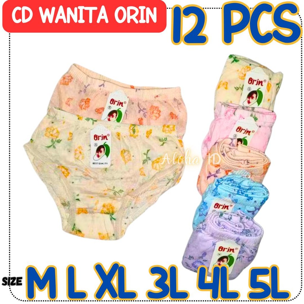 12 Pcs Celana Dalam Anak Remaja Wanita 1 Lusin Cd Anak Remaja Wanita Lusinan Murah ORIN Grosir