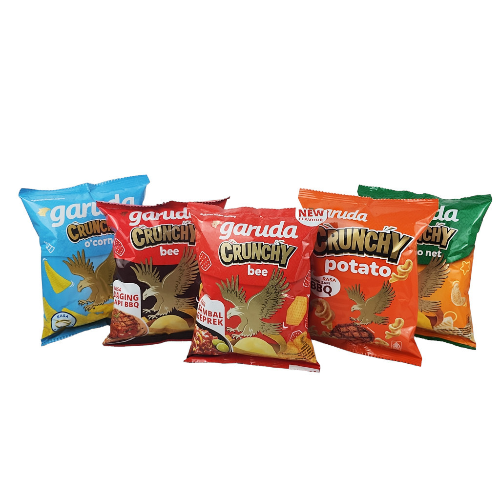 

Garuda Crunchy O'Corn, Bee, Potato Snack pusat grosir jajan lebaran murah meriah