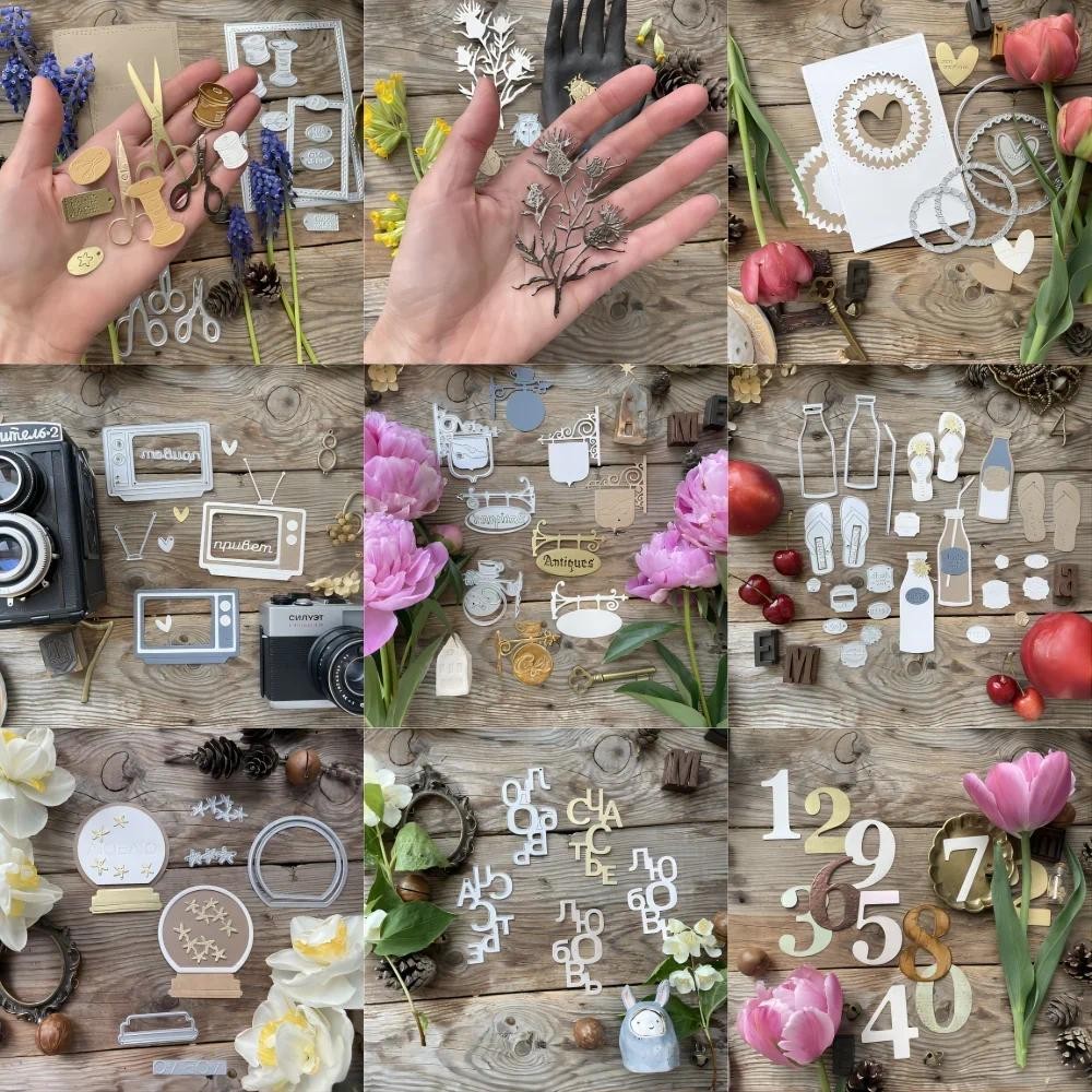 

Piggy Craft metal cutting dies cut die mold New various series Scrapbook paper craft knife mould blade punch stencils dies
