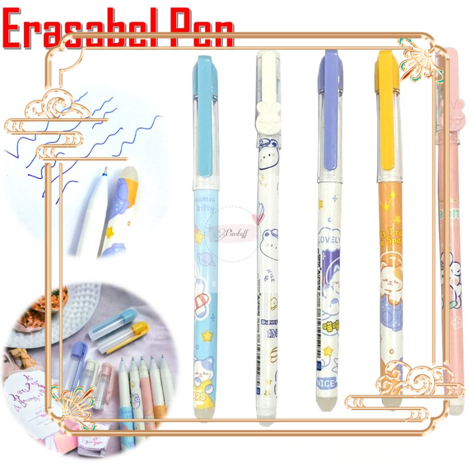 

Pulpen Gel 0.5mm Erasable Gel Pen Bolpoin Tinta Gel Cair Bisa Di Hapus Pena Aesthetic Edition Karakter Kartun