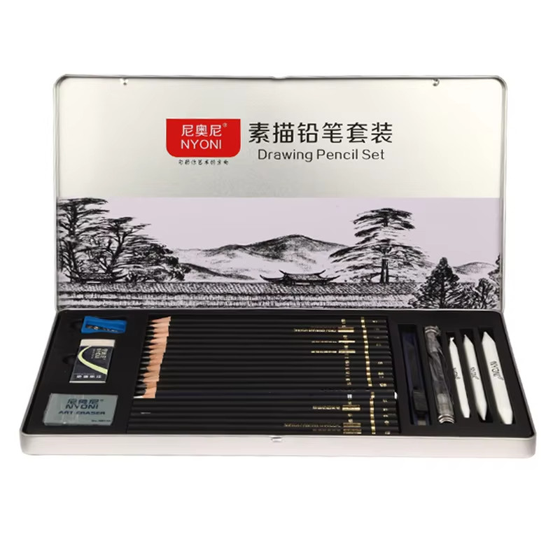 

Set Pensil Warna Profesional & Paket Alat Seni Lukis Lengkap - Pensil Karbon untuk Gambar Detail