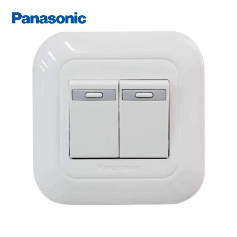 Saklar Double/Seri Panasonic Wej5531 + Wej78029 + Box 5911N