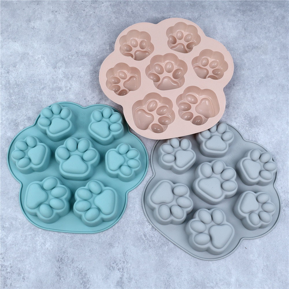 

Multicavity Cat Paw Silicone Soap Mold Animal Candle Resin Plaster Mold DIY Chocolate Jelly Cake Ice Cube Making Desk Decor Gift