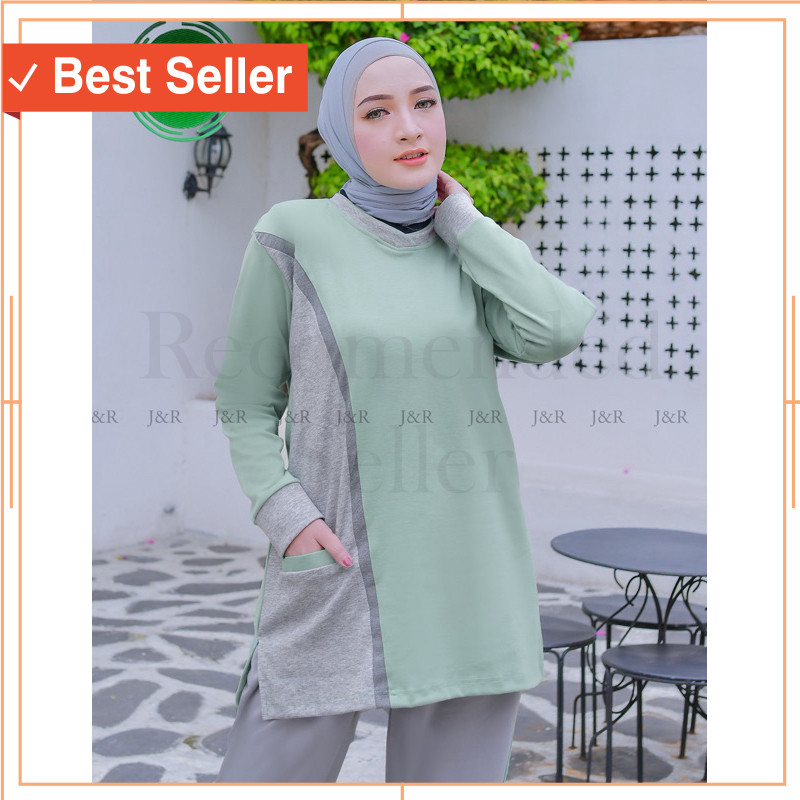 Sport Pakaian Olahraga Termurah Kekinian / ATASAN BAJU OLAHRAGA WANITA TUNIK KANTONG PARAGON ALWI