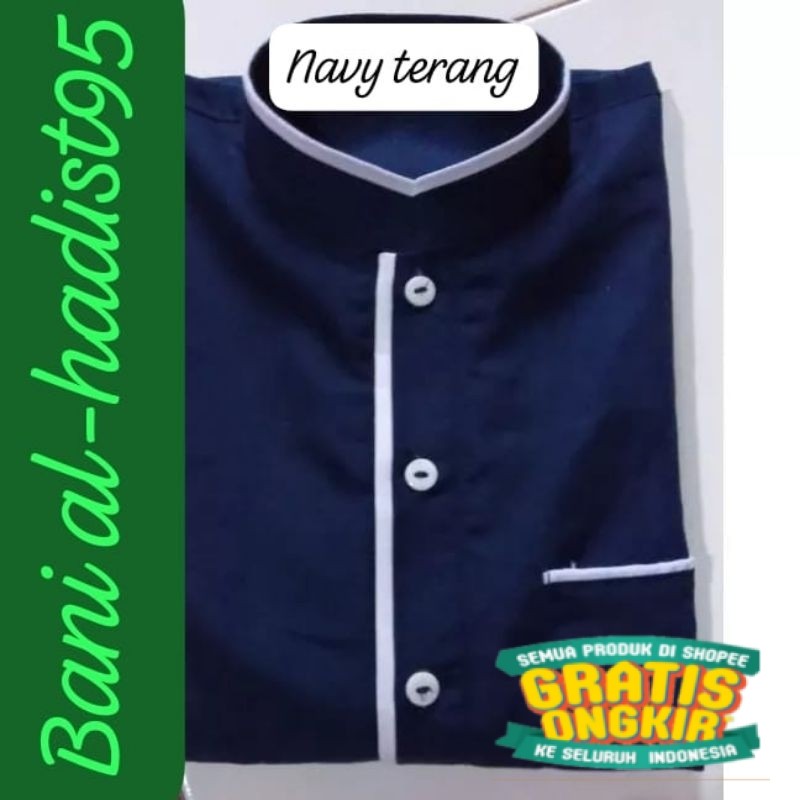 Baju Jubah Gamis Pria Dewasa Variasi/polos Warna hitam Tangan Panjan Non Manset/ COD lebaran ramadha
