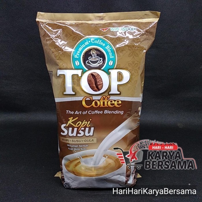 

MINUMAN BUBUK KOPI INSTAN TOP COFFEE GULA SUSU BAG ISI 10'S X 31GR