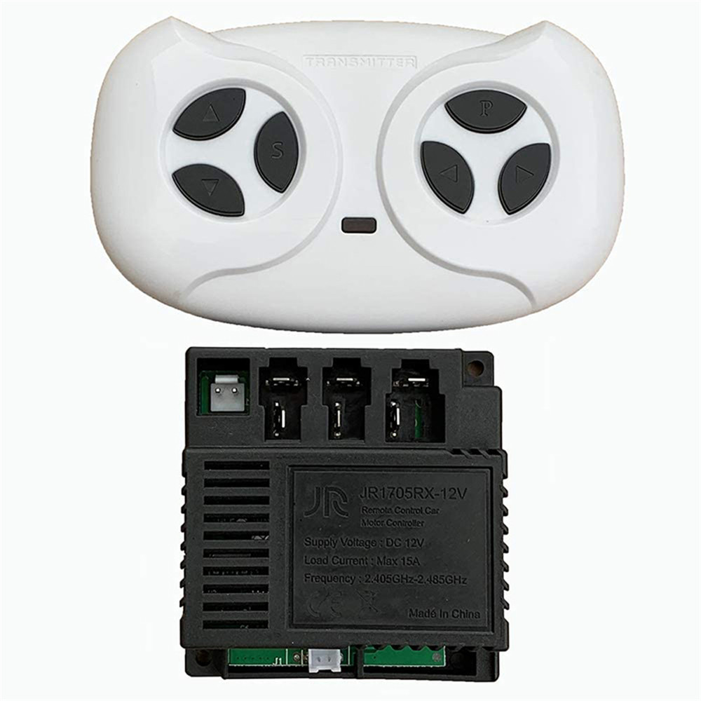 

JR1705RX 12V 2.4G Bluetooth Remote Control and Receiver ( Optional) for Kids Powered Ride on Car Replacement Parts