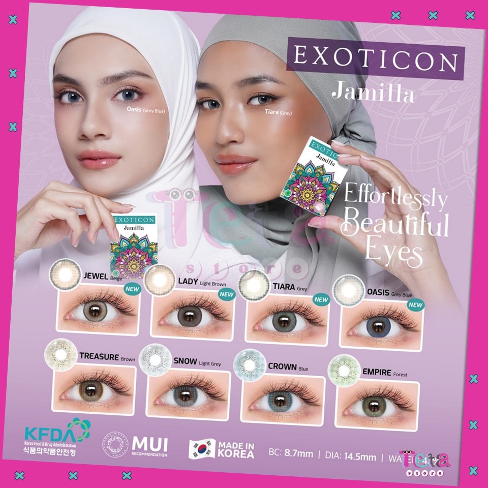 Softlens JAMILLA Minus (-3.25 s/d -6.00) by Exoticon