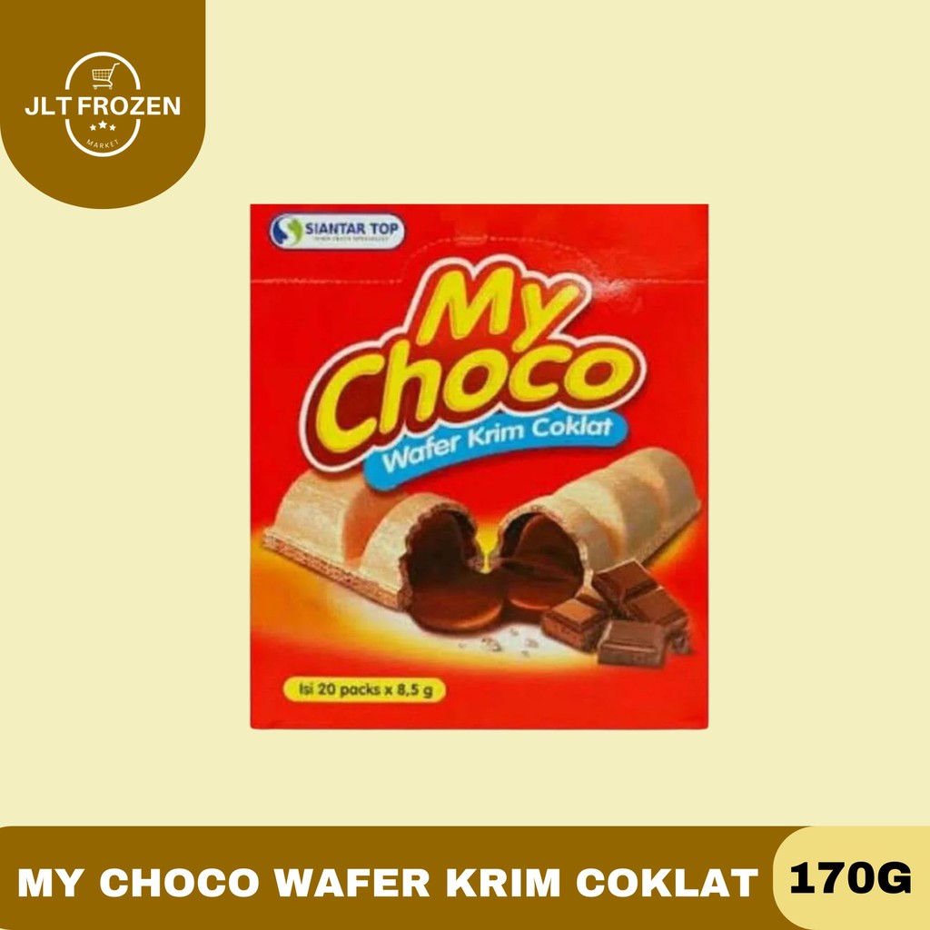 

My Choco wafer Krim Coklat / Wafer Roll 1 Box / 20 pcs