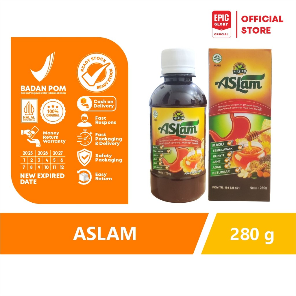 

Epicglory Madu Aslam Asam Lambung dan Maag 280 gr