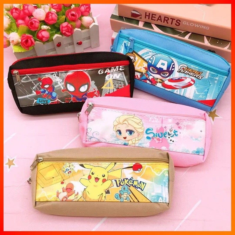 

Tempat Pensil Anak Perempuan Laki Laki Kotak Pensil Karakter Alat Tulis Sekolah