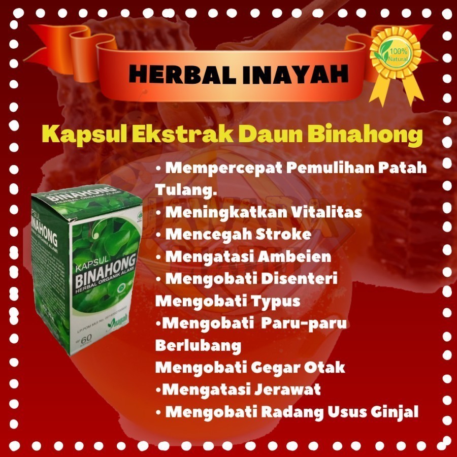 Binahong Inayah Membantu Mempercepat Penyembuhan Pasca Operasi, Sunat, Luka Bakar, Patah Tulang dll