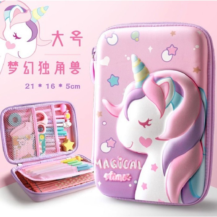 

[New]Promo Kotak pensil Unciorn Anak Paud TK Sekolah - Unicorn Size L