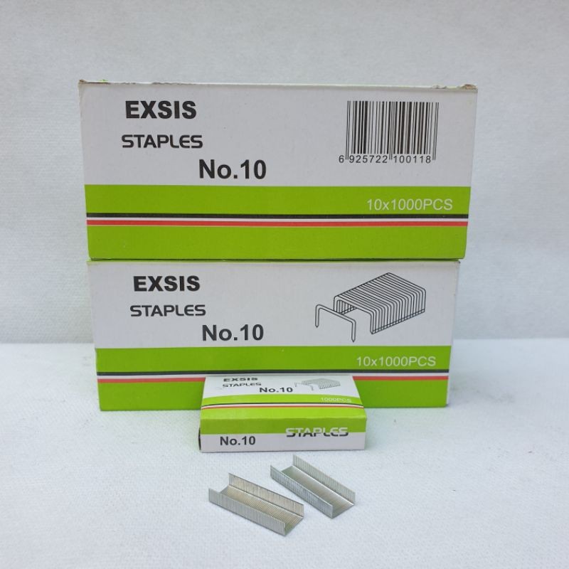 

Isi Staples Exsis No. 10 (Isi 10 pack kecil) Toko Salmina