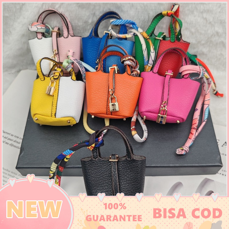 【Ready】 Bag Charm Herbag Micro Size Aksesoris Gantunga Tas Kualitas Premium