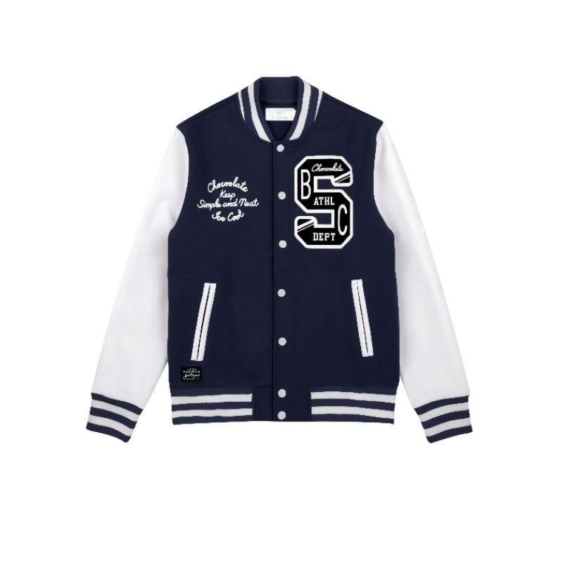 Epix Apparel Jaket Varsity SIMPLE ATHL CLUB Bordir Big Size Jacket Baseball Bomber Oversized S M L X