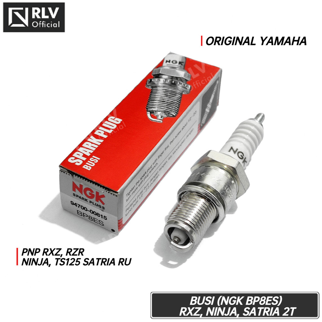BUSI NGK BP8ES YAMAHA RXZ RZR YZ125 ORIGINAL PNP NINJA TS125 SATRIA RU125 / BUSI PANJANG2TAK
